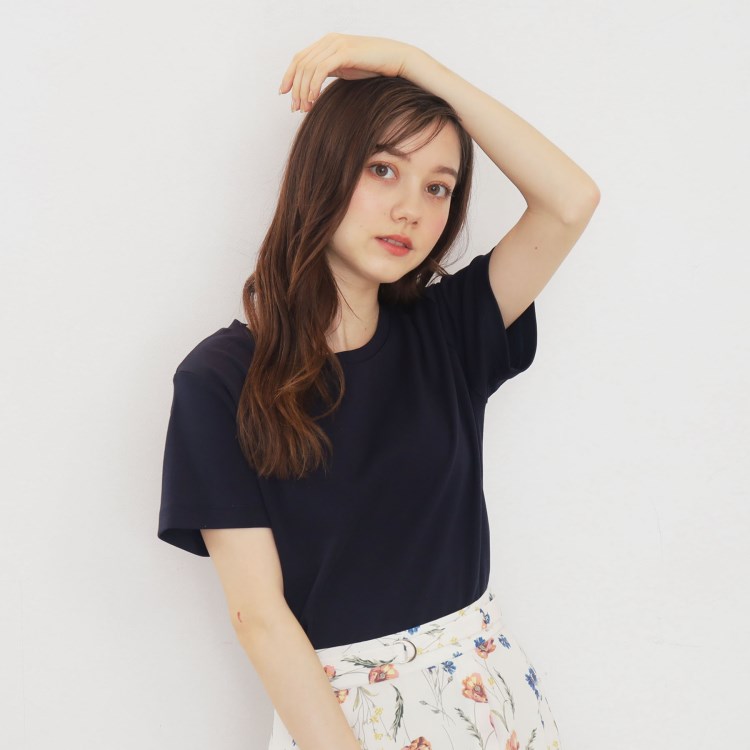 インデックス(index)の≪8color/S-LLsize≫透け感軽減バックシャンTシャツ【UVケア/接触冷感/洗濯機洗い可】 Ｔシャツ