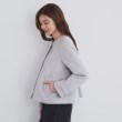 インデックス(index)の《5color/XS-LLsize》ウール混ノーカラーショートコート28