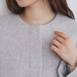 インデックス(index)の《5color/XS-LLsize》ウール混ノーカラーショートコート30