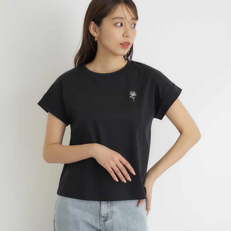 インデックス(index)の《5color》UV ワンポイント刺繍デザインTシャツ【接触冷感/洗濯機洗い可】 Ｔシャツ