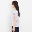 インデックス(index)の《5color/XS-LLsize》キーネックフレンチトップス【接触冷感/洗濯機洗い可】22