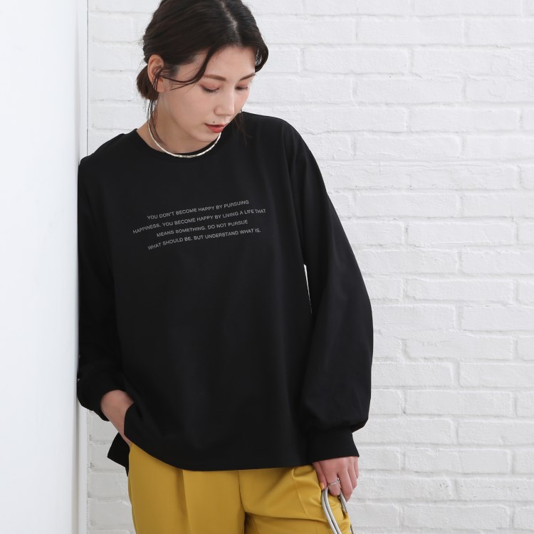 シューラルー(SHOO・LA・RUE)の◆【シンプルで着回しが効く！】アソートプリントロンT Ｔシャツ