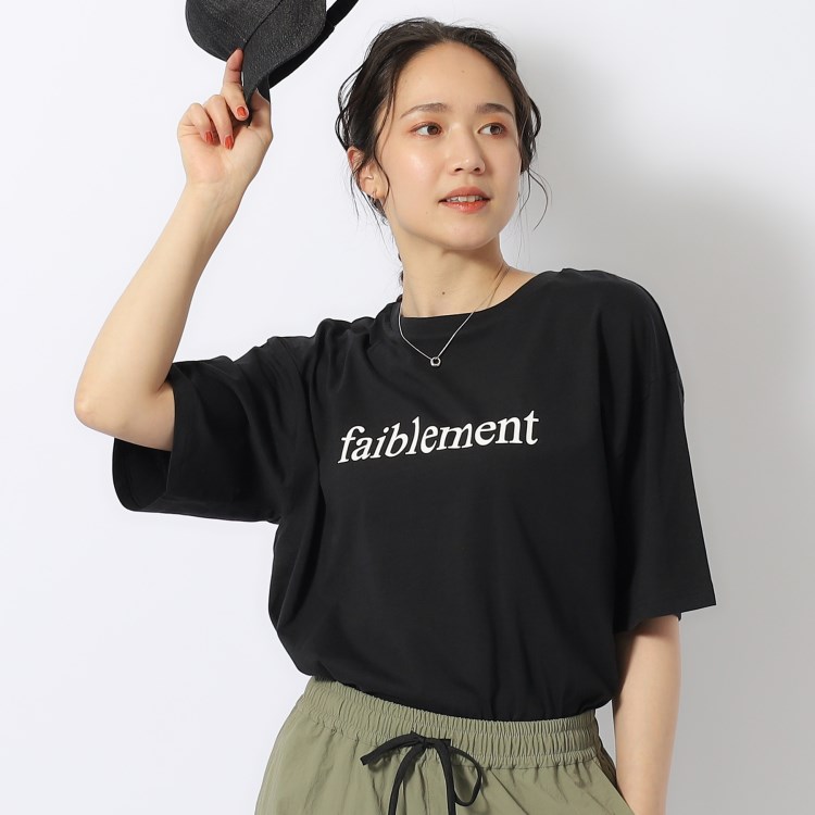 シューラルー(SHOO・LA・RUE)の【洗える/プチプラ/綿100％】グラフィック半袖ゆるTシャツ Ｔシャツ