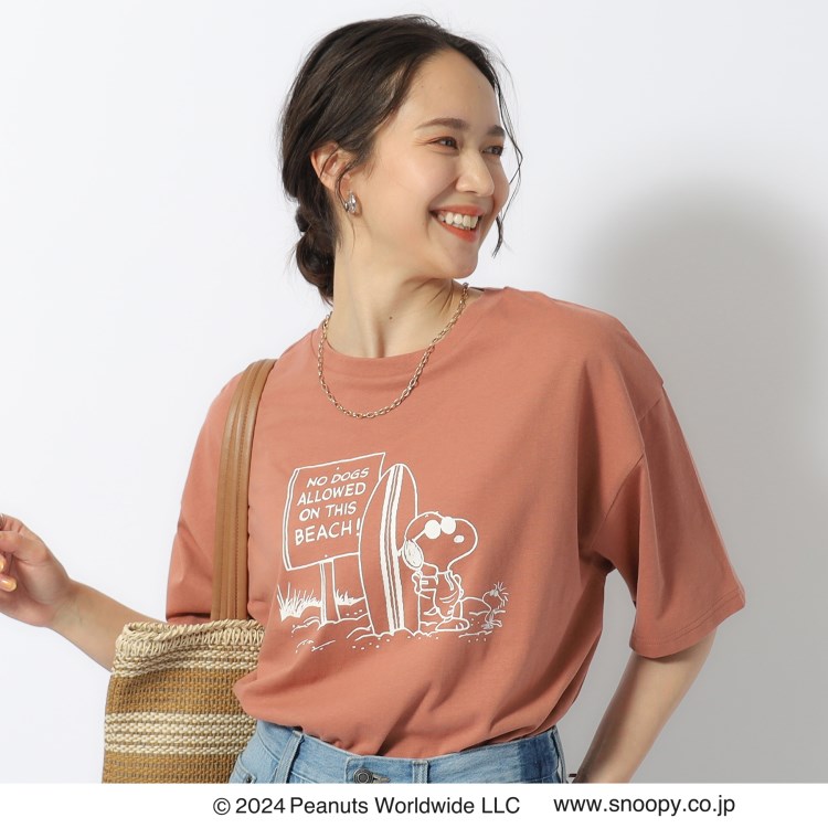 シューラルー(SHOO・LA・RUE)の【PEANUTS】別注 接触冷感グラフィックTシャツ