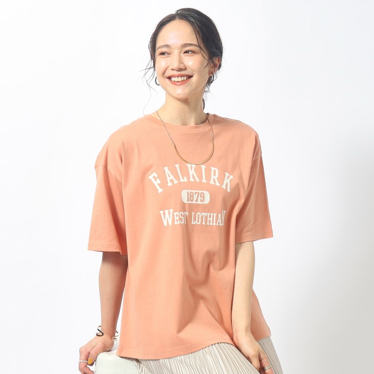 シューラルー(SHOO・LA・RUE)の【洗える/プチプラ/綿100％】グラフィック半袖ゆるTシャツ Ｔシャツ