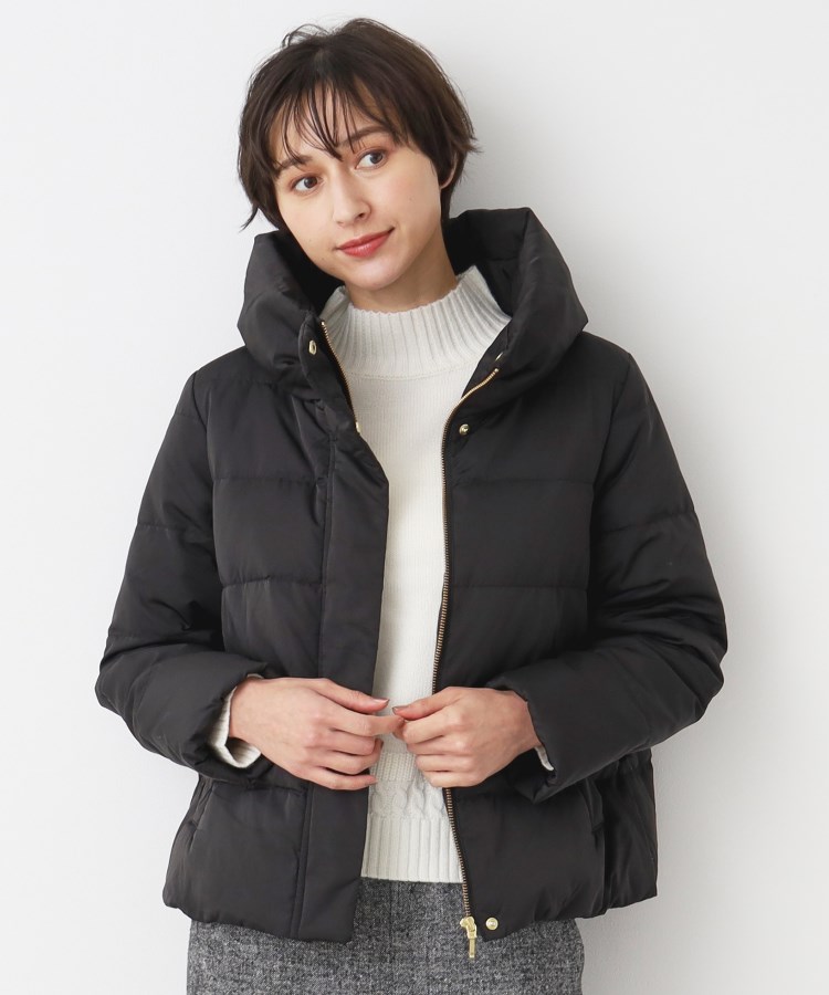 デッサン(レディース)(Dessin(Ladies))の【4サイズ展開】ピーチスキンショート丈ダウンコート（XS～L）