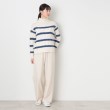 デッサン(レディース)(Dessin(Ladies))の【ハミルトンラムズウール・洗える】ケーブルボーダーニット（XS～L）3