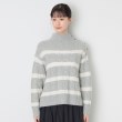 デッサン(レディース)(Dessin(Ladies))の【ハミルトンラムズウール・洗える】ケーブルボーダーニット（XS～L）16