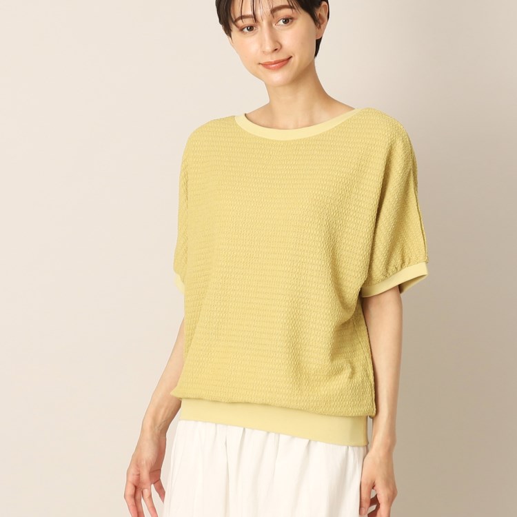 デッサン(レディース)(Dessin(Ladies))の【洗える】フクレジャカードプルオーバー カットソー