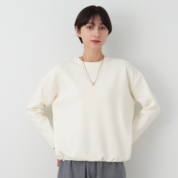 デッサン(レディース)(Dessin(Ladies))の【洗える】ドローコード付きニット（XS～L） ニット/セーター