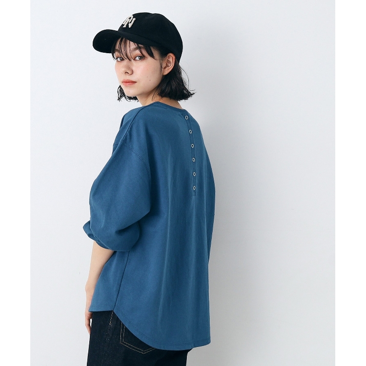 デッサン(レディース)(Dessin(Ladies))の【360度可愛い・洗える】バックヘンリーネックカットソー（XS～L）