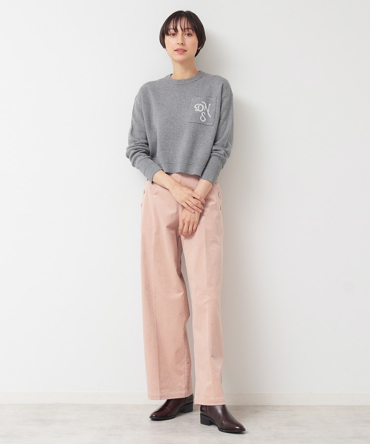 デッサン(レディース)(Dessin(Ladies))の【洗える】8個ボタン付きコーデュロイマリンパンツ(XS~L)2