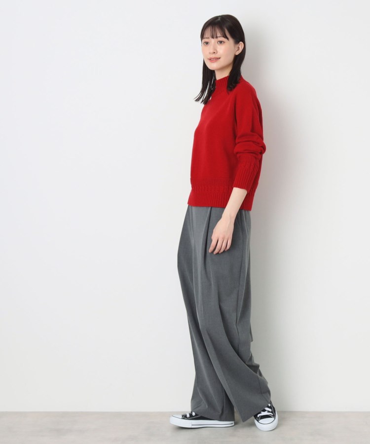 デッサン(レディース)(Dessin(Ladies))の【洗える】ハイネッククロップドニット（XS～L）7