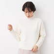 デッサン(レディース)(Dessin(Ladies))の【洗える】ハイネッククロップドニット（XS～L） アイボリー(004)