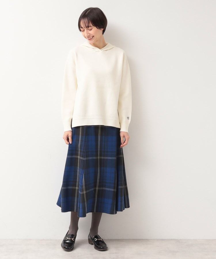 デッサン(レディース)(Dessin(Ladies))の【洗える】起毛チェック切替フレアースカート（XS～L）15