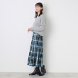 デッサン(レディース)(Dessin(Ladies))の【洗える】起毛チェック切替フレアースカート（XS～L）6