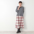 デッサン(レディース)(Dessin(Ladies))の【洗える】起毛チェック切替フレアースカート（XS～L）11