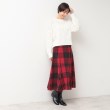 デッサン(レディース)(Dessin(Ladies))の【洗える】起毛チェック切替フレアースカート（XS～L）11