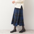 デッサン(レディース)(Dessin(Ladies))の【洗える】起毛チェック切替フレアースカート（XS～L）14