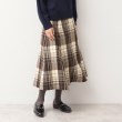 デッサン(レディース)(Dessin(Ladies))の【洗える】起毛チェック切替フレアースカート（XS～L）30