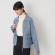 デッサン(レディース)(Dessin(Ladies))の【洗える】ダブルフェイスジップアップカーデ5