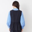 デッサン(レディース)(Dessin(Ladies))の【入卒/セレモニー/セットアップ可能/洗える】パール調ボタン付きペプラムジレ13