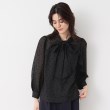 デッサン(レディース)(Dessin(Ladies))の【入卒/セレモニー/洗える】フロッキードットリボンブラウス5