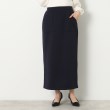 デッサン(レディース)(Dessin(Ladies))の【ウエストゴム・洗える】ダンボールジャージストレートスカート（XS～L） ネイビー(094)