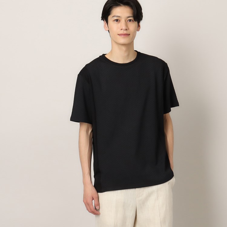 デッサン(メンズ)(Dessin(Men))のサイドパネル切替Tシャツ Ｔシャツ