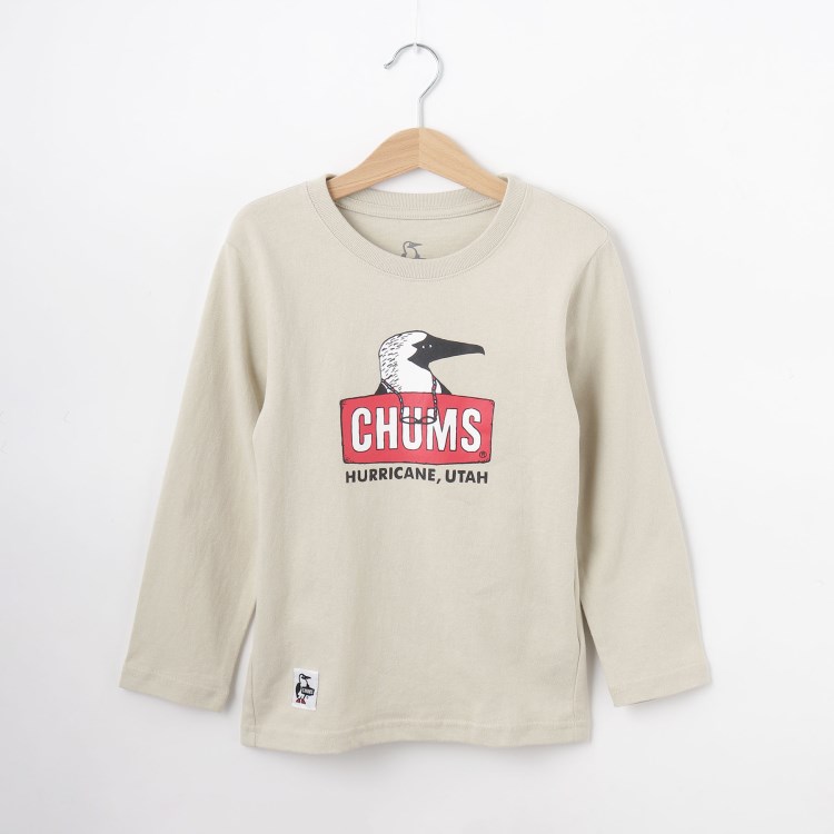 デッサン(キッズ)(Dessin(Kids))のCHUMS(チャムス) キッズオールドブービーフェイスブラッシュドロングスリーブTシャツ カットソー