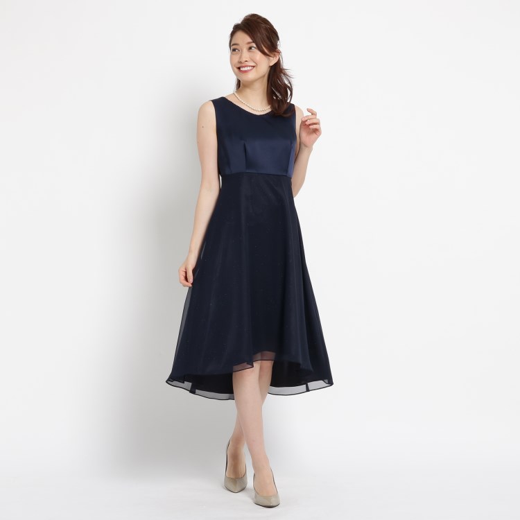 トウキョウソワール(東京ソワール)の【結婚式 披露宴 二次会 パーティードレス】EMOTIONALL DRESSES　フレアワンピース ミドルワンピース