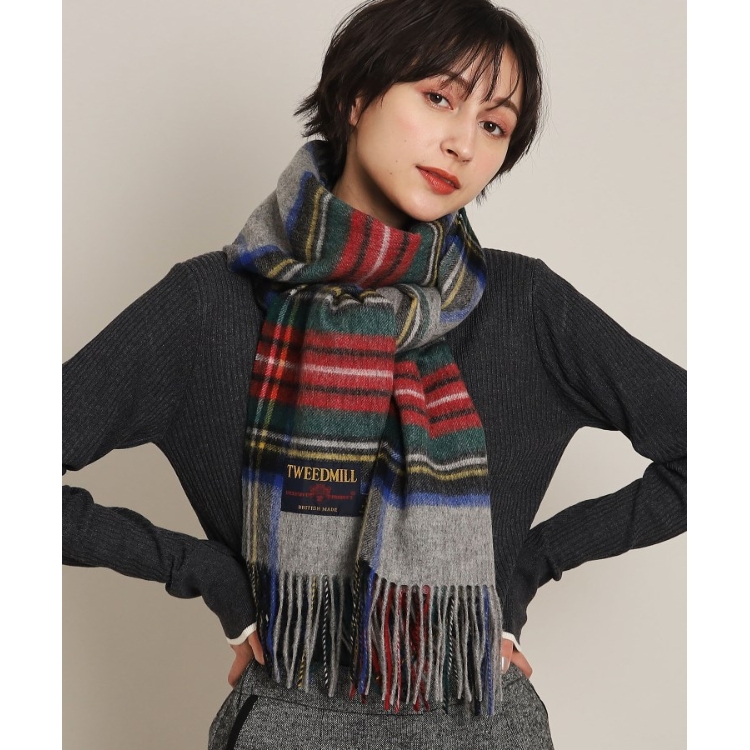 デッサン(レディース)(Dessin(Ladies))のTWEEDMILL （ツイードミル）48cm幅×190cm（ユニセックス） ストール・マフラー