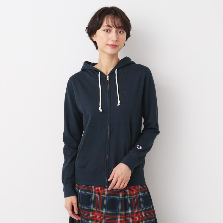 デッサン(レディース)(Dessin(Ladies))の◆Champion（チャンピオン） ジップフーデッドスウェットパーカー パーカー