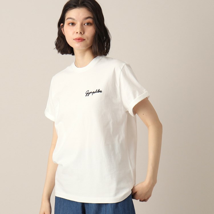 デッサン(レディース)(Dessin(Ladies))の◆Gymphlex（ジムフレックス）ロゴ刺繍Tシャツ カットソー