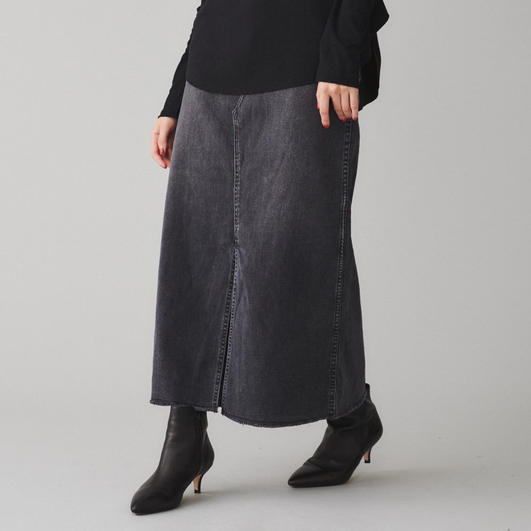 アンタイトル(UNTITLED)の【Healthy DENIM】Pear Maxi（ペアーマキシ）デニムスカート デニムスカート