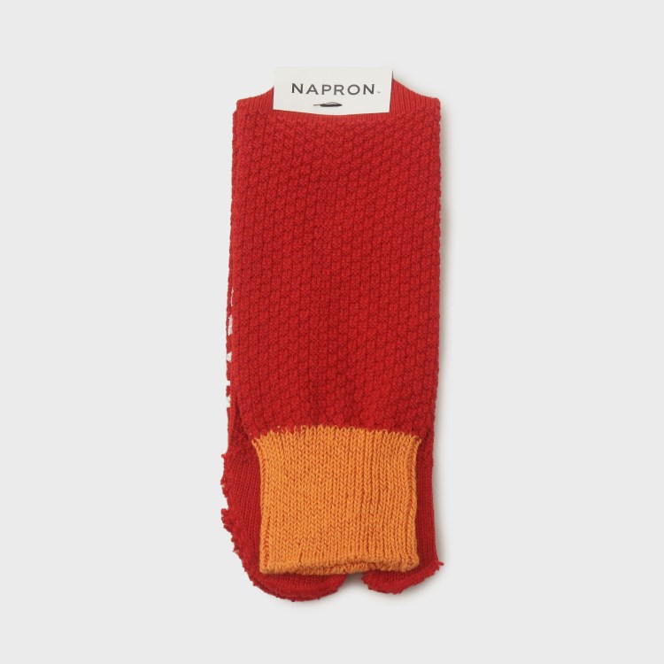 タケオキクチ(TAKEO KIKUCHI)の【NAPRON】 2TONE TABI SOX ソックス