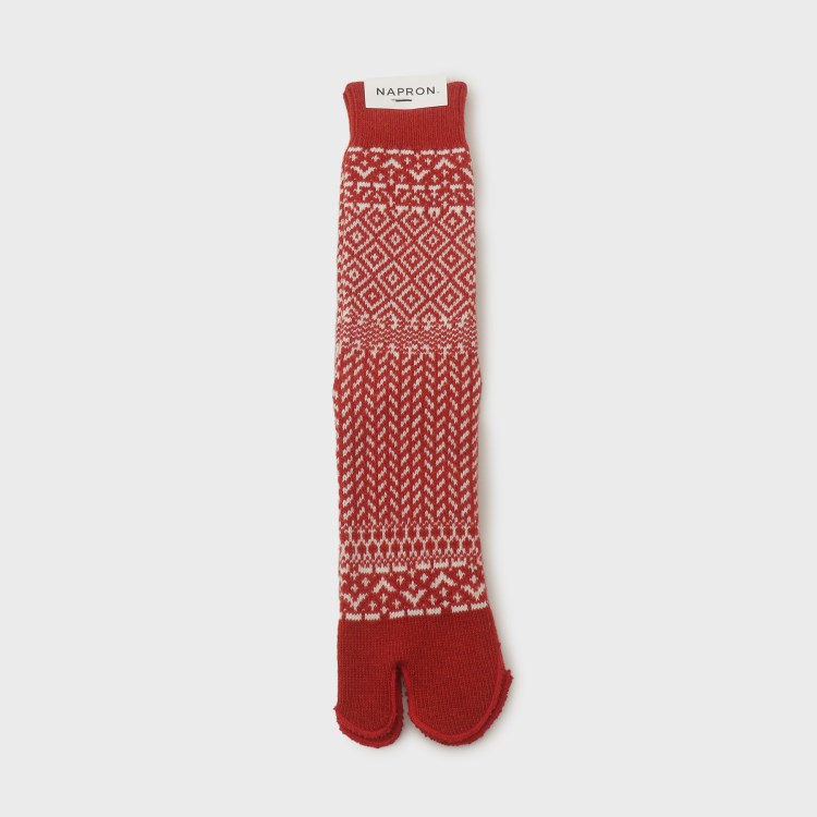 タケオキクチ(TAKEO KIKUCHI)の【NAPRON】 JACQUARD TABI SOX ソックス