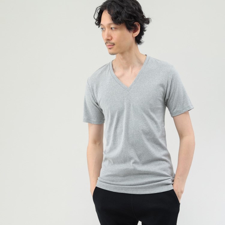 タケオキクチ(TAKEO KIKUCHI)のベーシック半袖VネックTシャツ その他