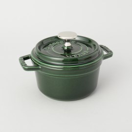 トゥーワントゥーキッチンストア(212 KITCHEN STORE)のピコ・ココット 14cm バジルグリーン ＜Staub ストウブ ＞ 鍋