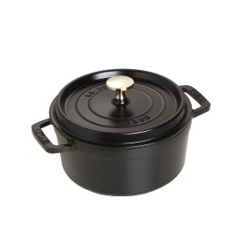 トゥーワントゥーキッチンストア(212 KITCHEN STORE)のココットラウンド 18cm BK ＜staub ストウブ＞ 鍋