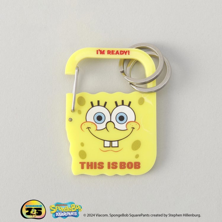 トゥーワントゥーキッチンストア(212 KITCHEN STORE)のキーホルダー BOB ＜SPONGE BOB スポンジ・ボブ＞ スポットキャラクター