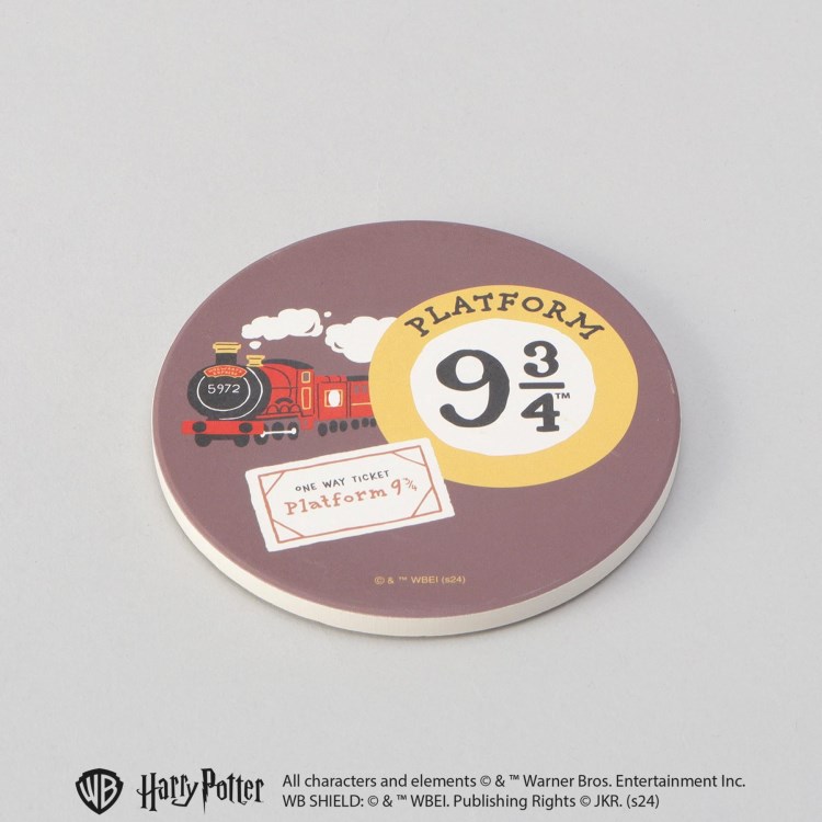 トゥーワントゥーキッチンストア(212 KITCHEN STORE)の吸水コースター ９と３／４番線 ＜Harry Potter ハリー・ポッター＞ スポットキャラクター