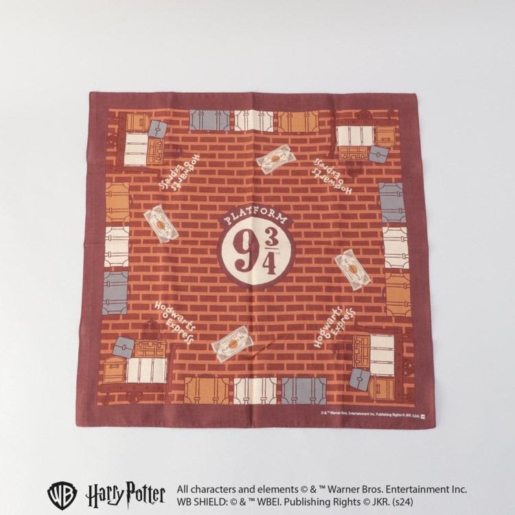 トゥーワントゥーキッチンストア(212 KITCHEN STORE)のホグワーツ特急パターンバンダナ ＜Harry Potter ハリー・ポッター＞ スポットキャラクター