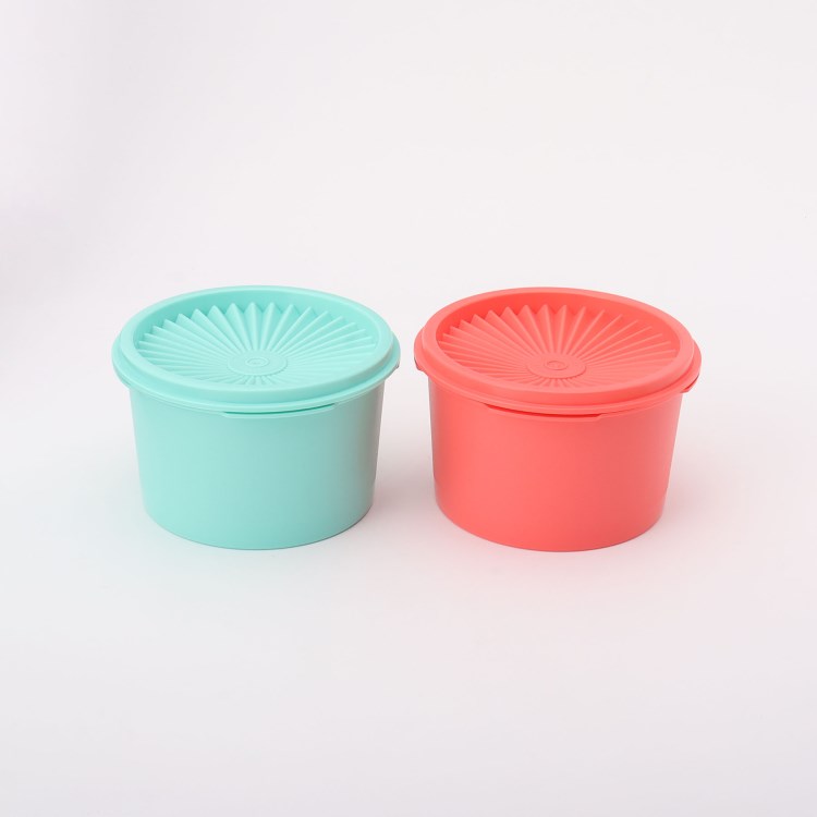 トゥーワントゥーキッチンストア(212 KITCHEN STORE)のミニデコレーター 2個 ミントグリーン＆オレンジ ＜Tupperware タッパーウェア＞ 保存容器・ストッカー