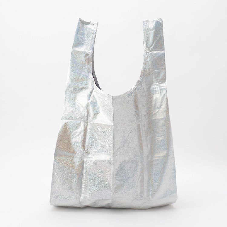 トゥーワントゥーキッチンストア(212 KITCHEN STORE)の◆スタンダード エコバッグ メタリックホログラム ＜BAGGU バグゥ＞ ショッピングバッグ