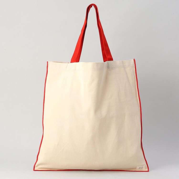 トゥーワントゥーキッチンストア(212 KITCHEN STORE)の◆TWOTONE CANVAS エコバッグL FOG  ＜212Kオリジナル＞ ショッピングバッグ