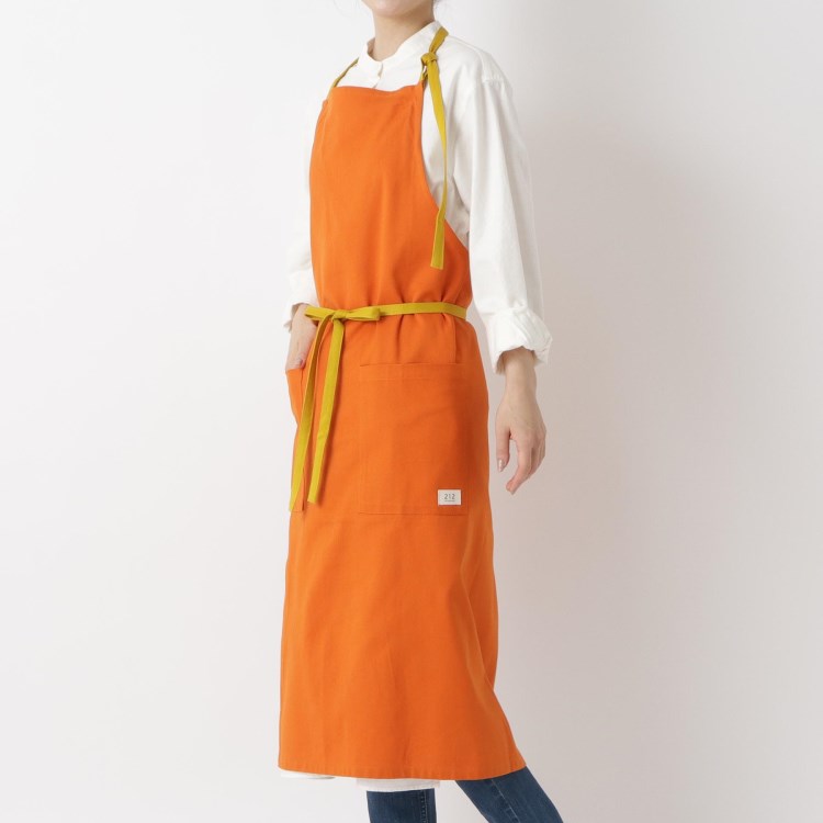 トゥーワントゥーキッチンストア(212 KITCHEN STORE)の◆TWOTONE CANVAS フルエプロン DOR  ＜212Kオリジナル＞ エプロン・その他ファブリック