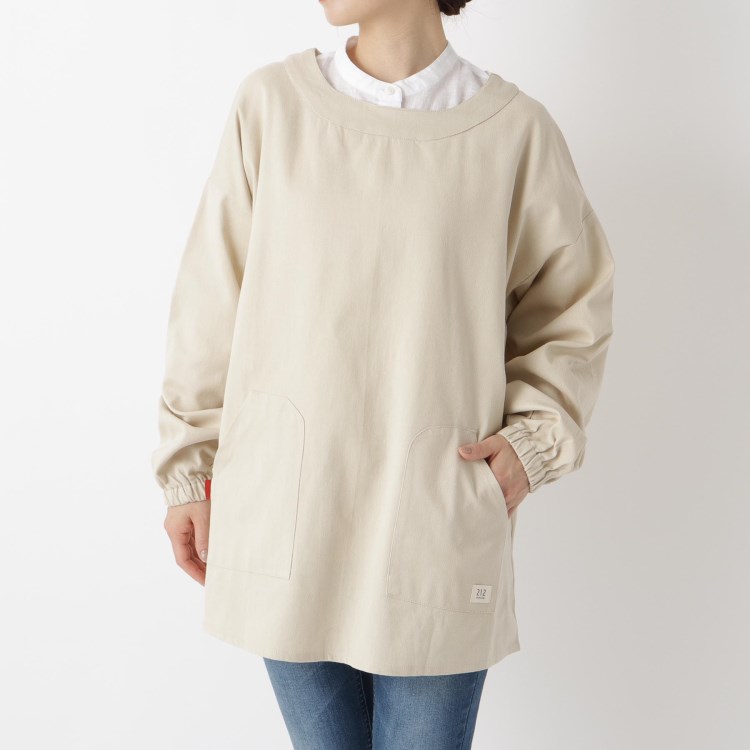 トゥーワントゥーキッチンストア(212 KITCHEN STORE)の◆TWOTONE CANVAS スモック FOG  ＜212Kオリジナル＞ エプロン・その他ファブリック