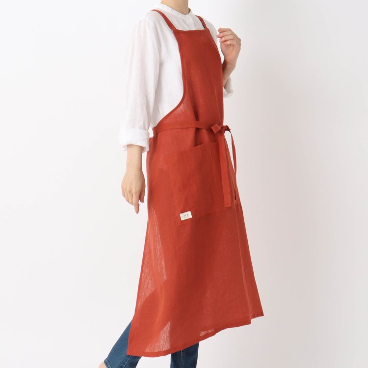 トゥーワントゥーキッチンストア(212 KITCHEN STORE)の◆Thin Linen フルエプロン RD ＜212Kオリジナル＞ エプロン・その他ファブリック