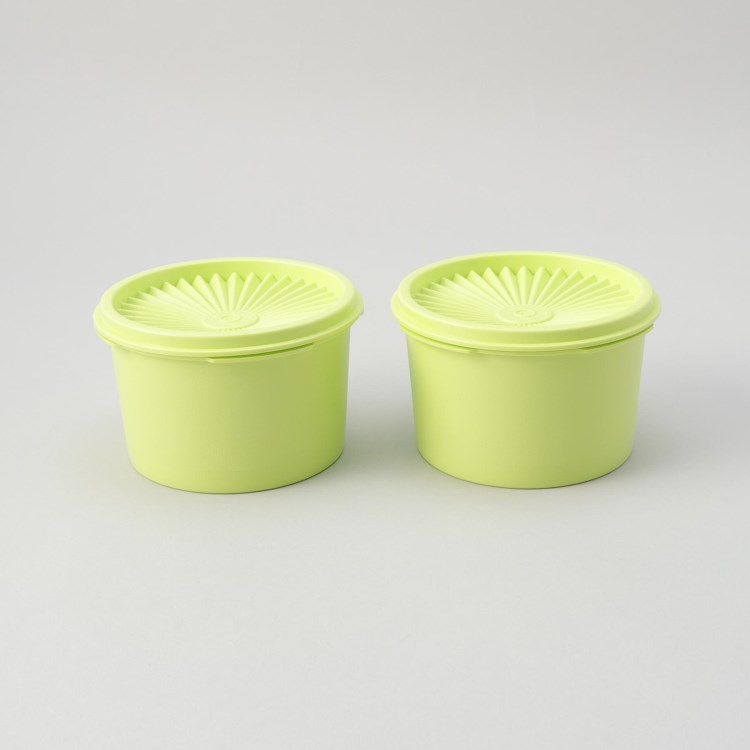 トゥーワントゥーキッチンストア(212 KITCHEN STORE)のミニデコレーター2個入 グリーン ＜Tupperware タッパーウェア＞ 保存容器・ストッカー